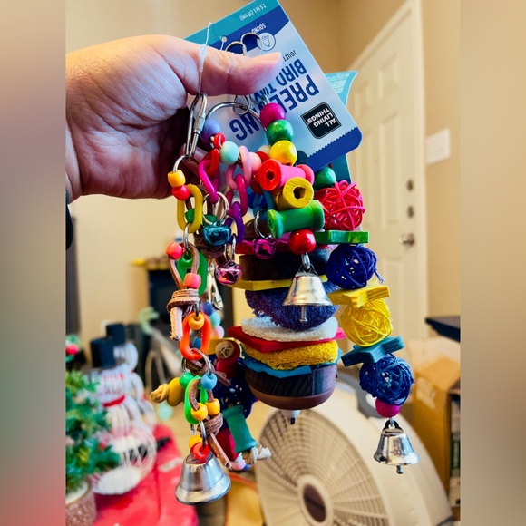 Colorful Bird Toy with Bells set